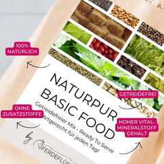 NATURPUR Basic Food von Pferdeflüsterei! Getreidefreier vitalstoffreicher Mix für jeden Tag