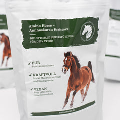 Pure reine Aminos für den täglichen Bedarf deines Pferdes von Amino Horse