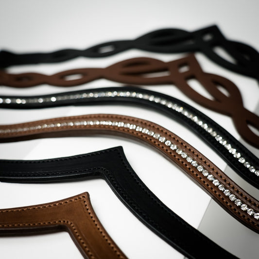 Stirnriemen für deine Trense! In verschiedenen Styles in Sattlerqualität