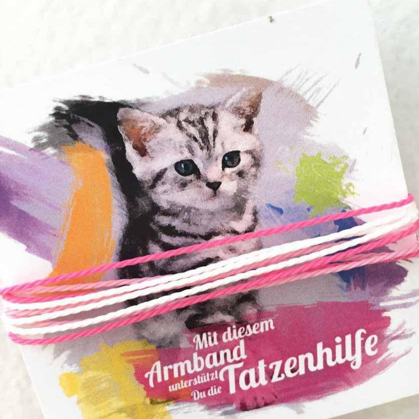 Charity Armband für kleine Katzentatzen - Pure - Pferdefluesterei-Shop