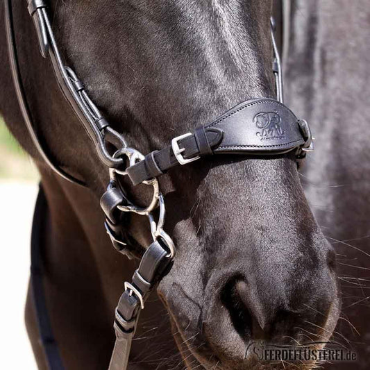 Bequem auf der Nase! Oval geformter Nasenriemen von Barefoot - Pferdefluesterei-Shop